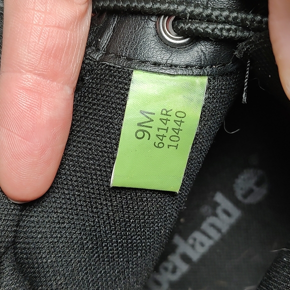 Men's 9 Timberland Boots Black Grey Gray Suede Nubuck - Picture 2 of 8